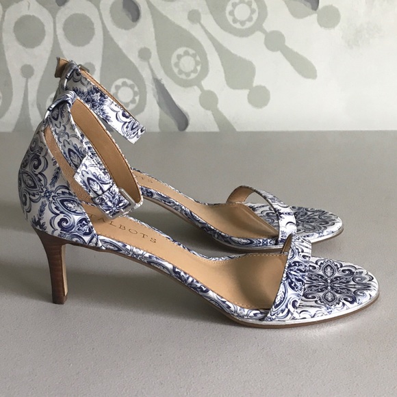 {Talbots} Trulli Ornate Tile Leather Sandals - Picture 4 of 8